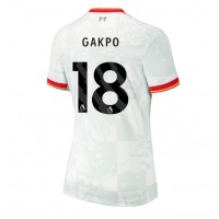 Camiseta Liverpool Cody Gakpo #18 Tercera Equipación para mujer 2024-25 manga corta